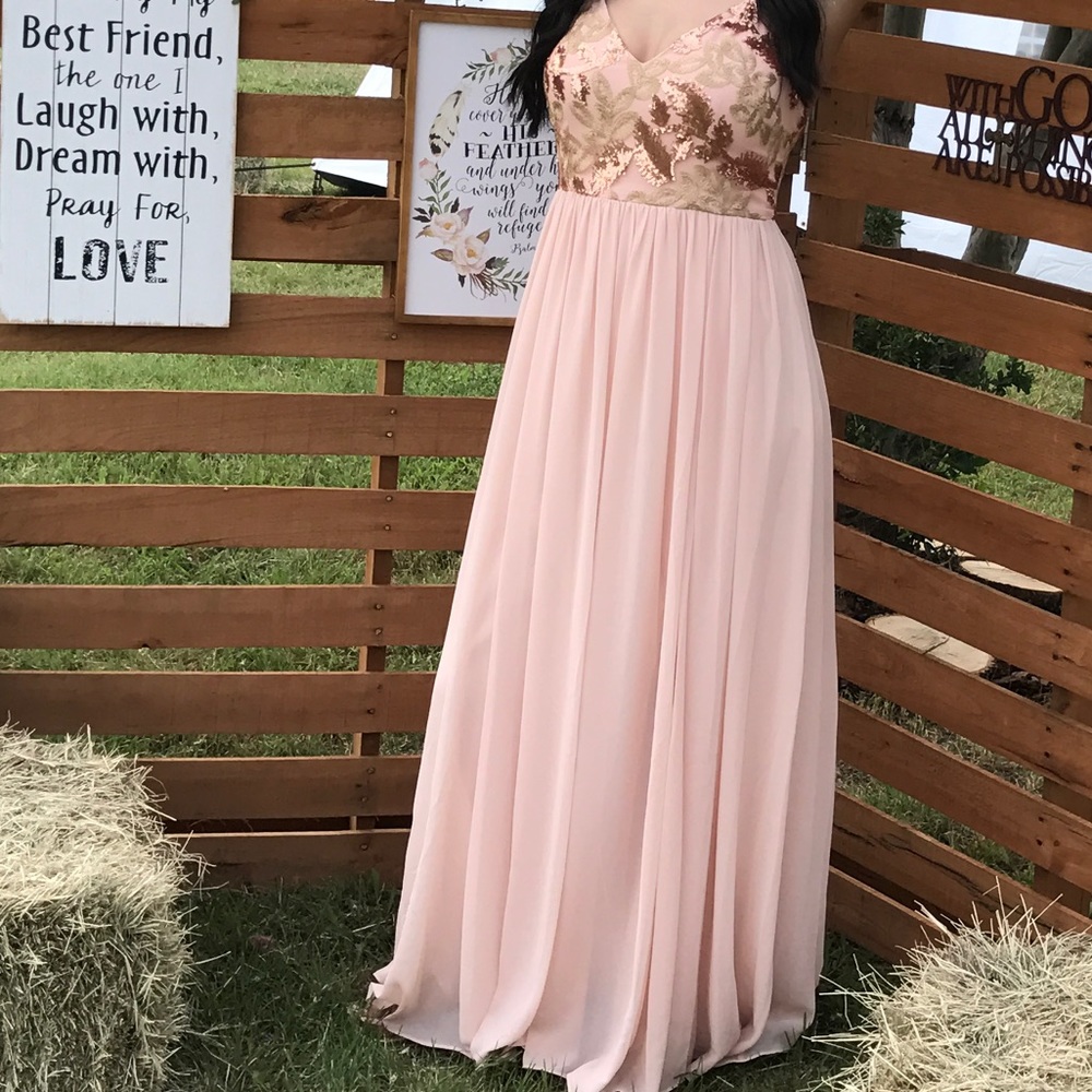 Belle badgley mischka gown !
